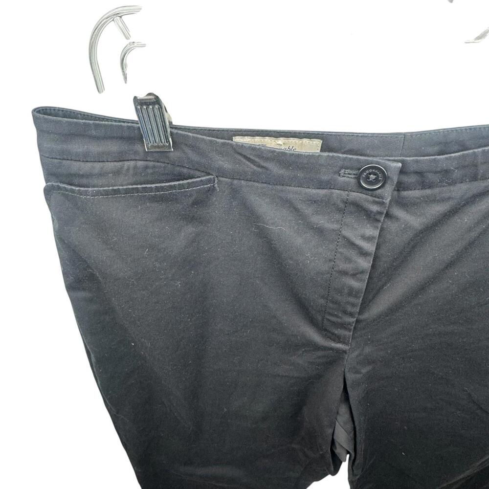 Women's‎ Faconnable Black Straight Leg Pants Size 14 - Picture 8 of 9